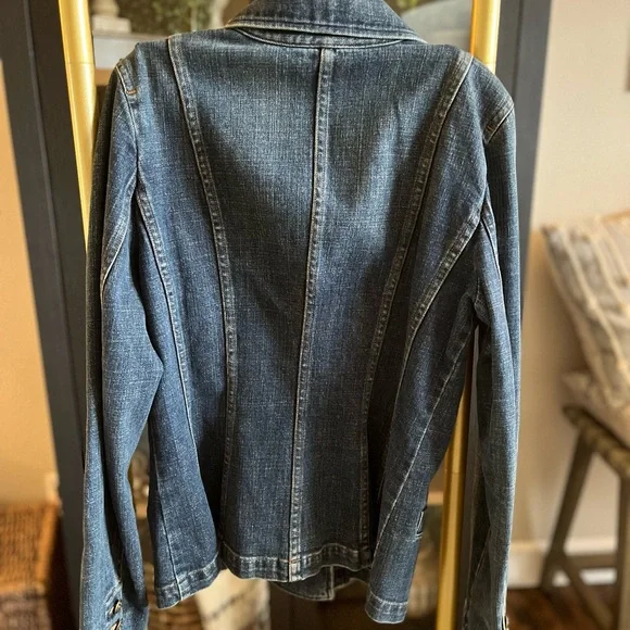 Ralph Lauren Indigo Double-Breasted Jean Jacket - Picture 4 of 7